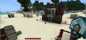 Make an arrow turret in Minecraft beta