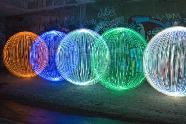 Magical Orbs of Graffiti Light