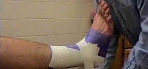 Easily tape an ankle