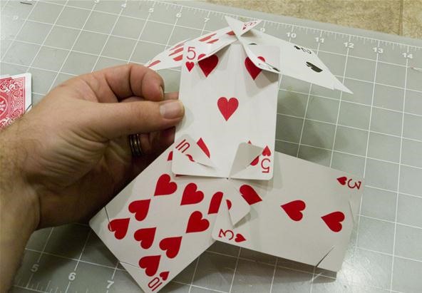 How to Make the Platonic Solids Out of Playing Cards