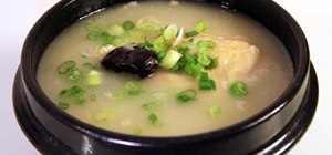Make Korean ginseng chicken soup