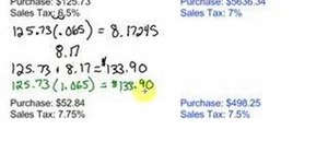 Figure out and calculate sales tax