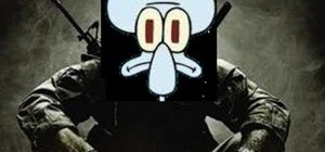 Make Squidward from SpongeBob SquarePants in the Black Ops Emblem Editor