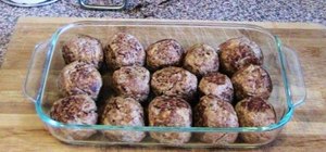 Make homemade meatballs