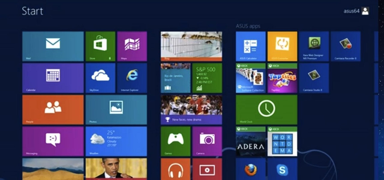 Use the Start Menu and Search Applications on Windows 8
