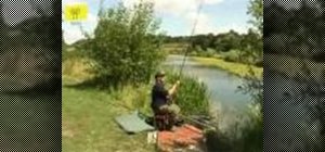 Perform a float fishing cast properly