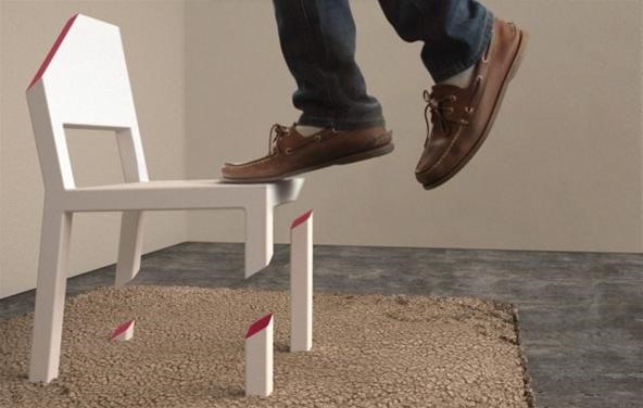 Fully Functional Gravity-Defying Chair