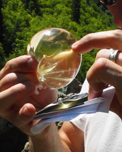 This Giant Glass Globe Turns Moon and Sunlight into Power—Possibly Even Solar Death Rays!