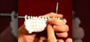 Make a garter stitch