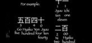 Write numbers in Japanese using Kanji