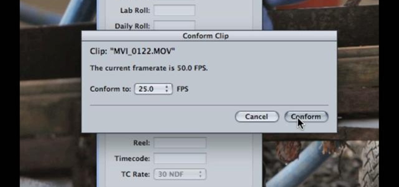 How to Conform individual clips to 24 or 25 fps Final Cut Pro