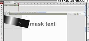 Mask text using gradient in Flash