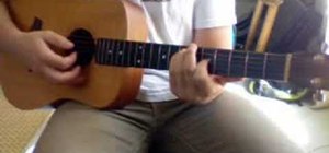 Play "Skinny Love" by Bon Iver on the guitar