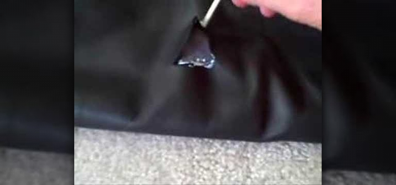 Fabric Or Leather Tear With Mender, How To Fix Tears In Leather Sofa