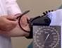 Measure a patient's blood pressure and pulse