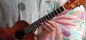 Play a G major scale in different positions on ukulele