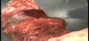Tenderize skirt steak
