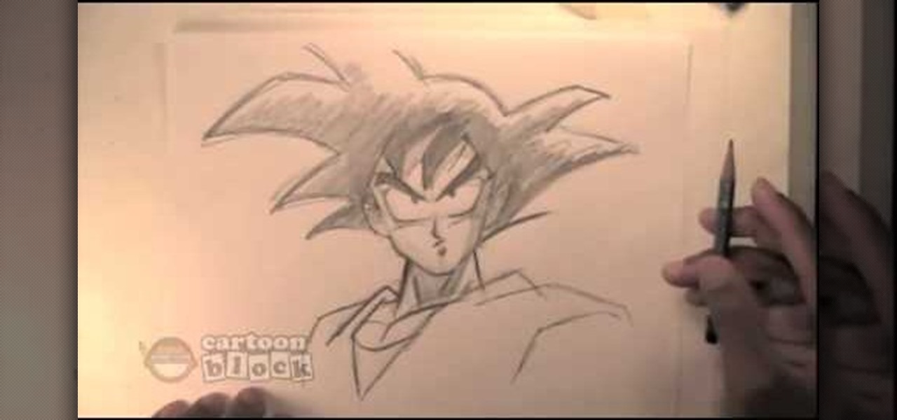 Learn how to draw Goku - Dragon Ball Z  Goku drawing, Dragon ball z, Goku  art drawings