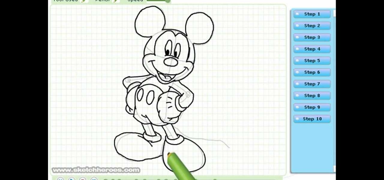 How to Draw Mickey Mouse Step by Step - DrawingNow-saigonsouth.com.vn