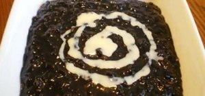 Make Filipino champorado (chocolate rice)