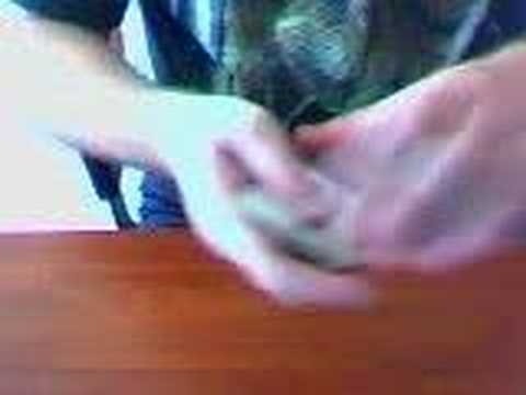 Do a small packet double lift card trick