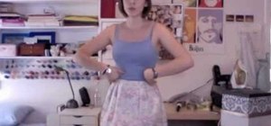 Sew your own vintage inspired skirt