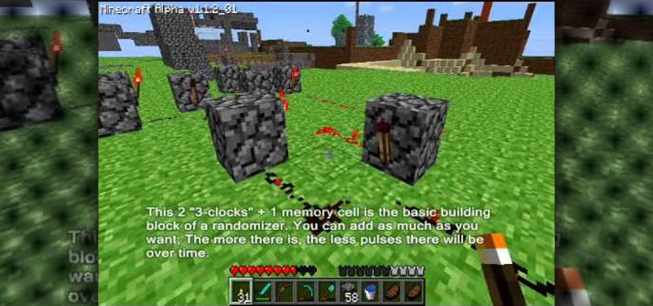 How To Create A Random Pulse Machine Using Stone And Redstone In Minecraft Pc Games Wonderhowto