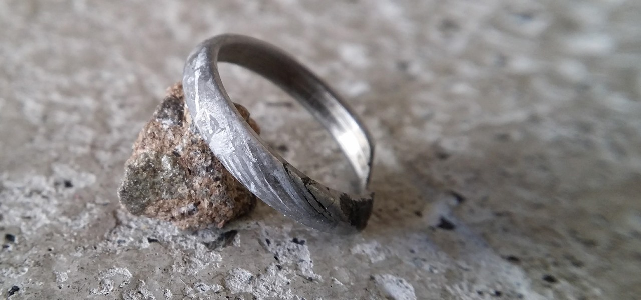Daring Man Carves Thrifty Engagement Ring Out of Meteorite