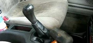 Remove a gearshift knob