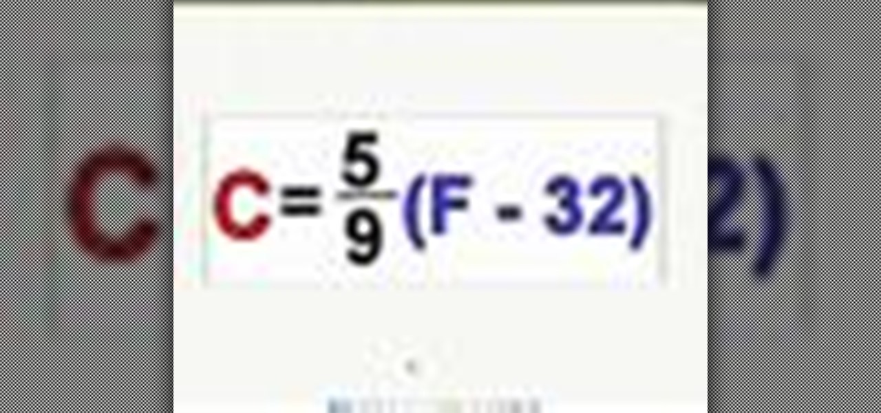 Celsius to fahrenheit formula