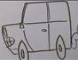 Draw a cartoon car