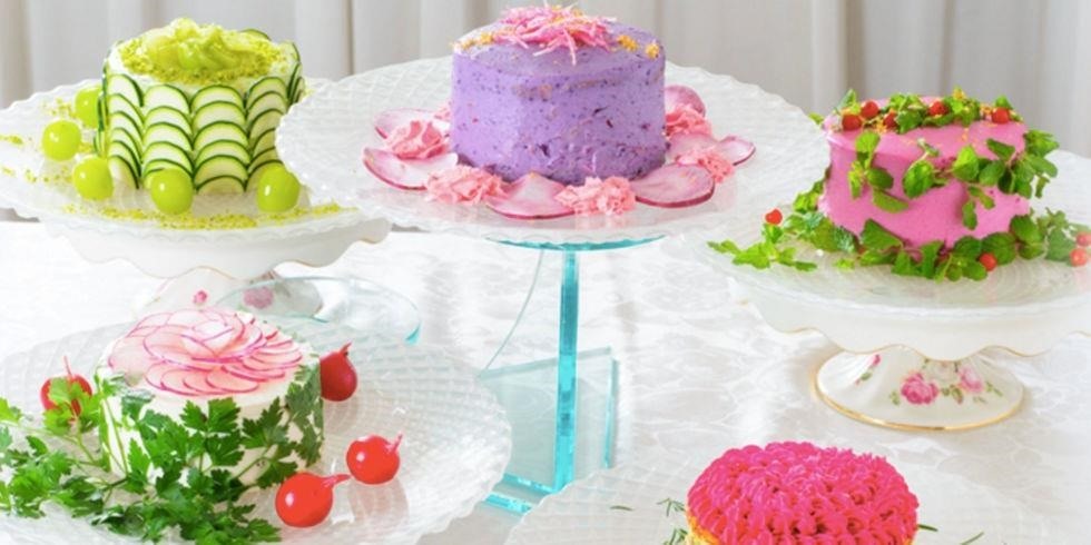 Don't Let the Frosting Deceive You, This 'Salad Cake' Is Actually Made of Veggies