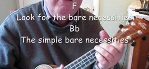 Play "The Bare Necessities" on the ukulele