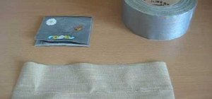 Make a duct tape coin purse