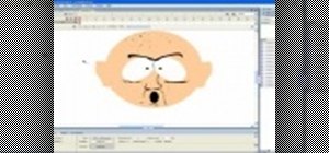 Draw a South Park character in Flash 8