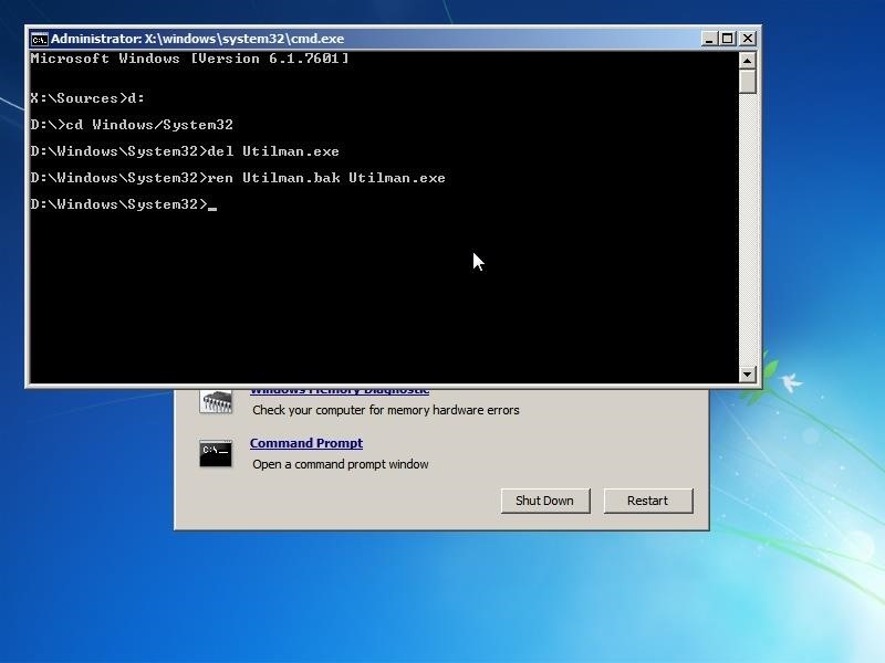 How to Reset Windows Password with a Windows CD or a Linux CD