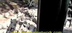 Build a small rock retaining wall