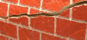Make a model brick wall out of plaster