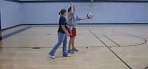 Serve a volleyball with Tina Perry