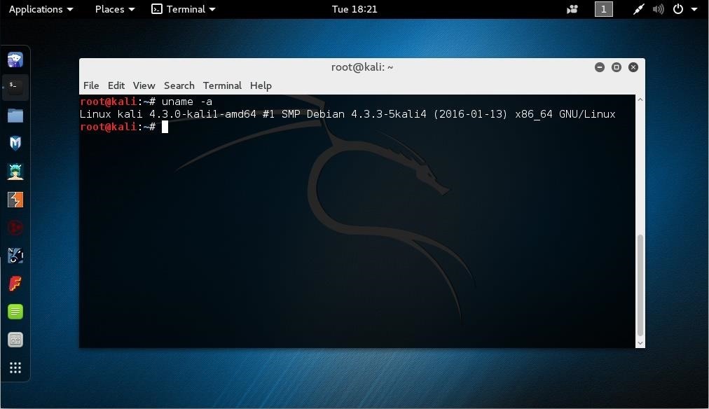 Kali Linux, Rolling Edition Released with Kernel 4.3, Gnome 3.1