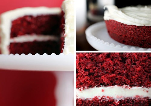 Mmmmm... Deliciously Deep Red Velvet Cake