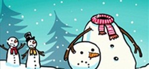 Draw a Christmas Snowmen Cartoon in Photoshop CS4