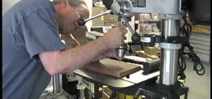 Remove and replace a Delta chuck on a drill press