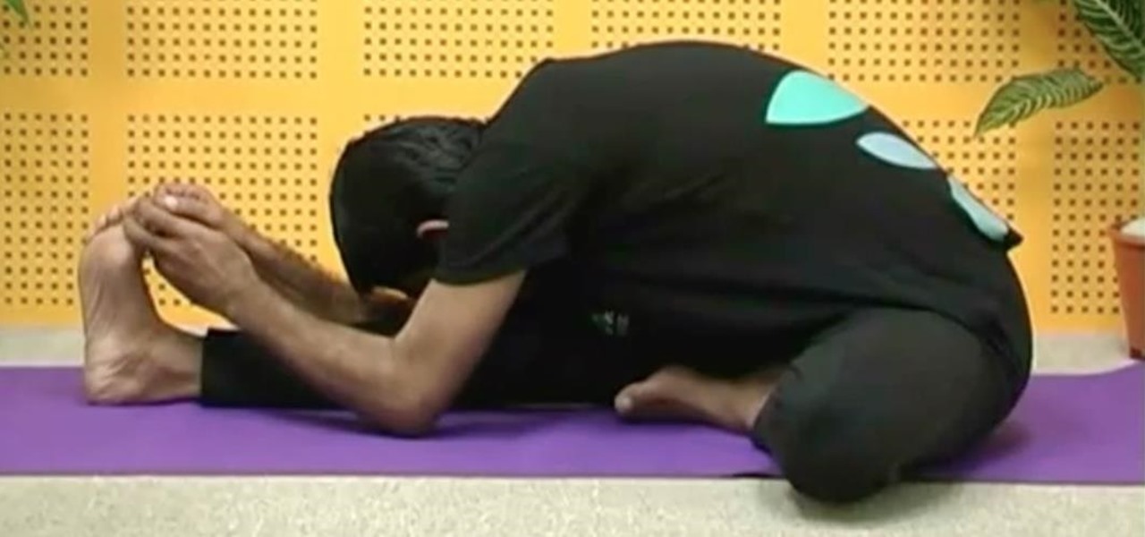 Perform the Janu Sirasanasa Head to Knee Yoga Pose