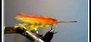 Tail & skirt a deer hair bass bug for fly fishing