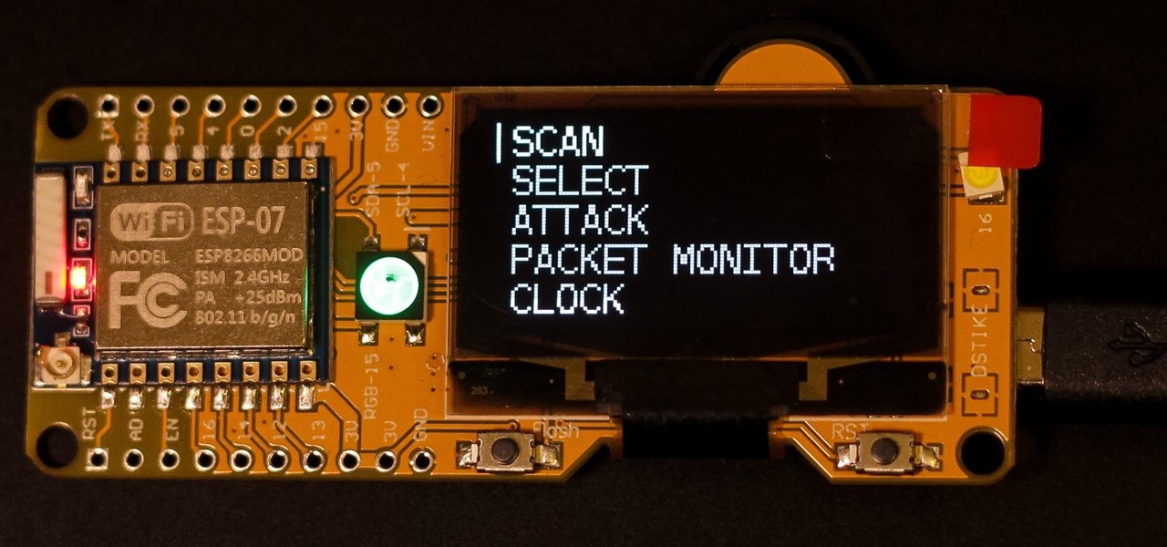 Scan, Fake & Attack Wi-Fi Networks with the ESP8266-Based WiFi Deauther