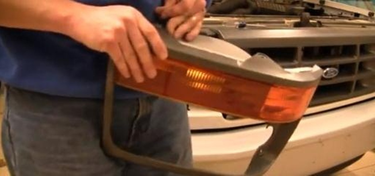Fix a Damaged Headlight Trim on a 1992-96 Ford F150, F250, or F350