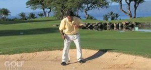 Use bounce to escape a bunker in golf