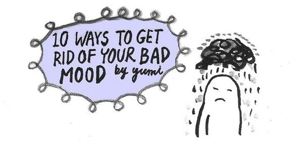 10 Ways to Get Rid of a Bad Mood (+ Meet Our New HowTo Artist, Yumi Sakugawa!)