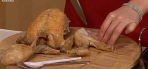 Joint a cooked roast chicken with the BBC's Good Food